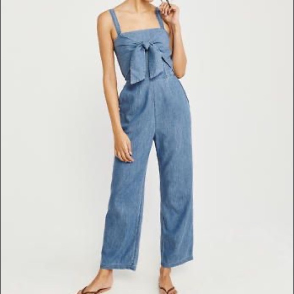 Abercrombie and Fitch tie-front jumpsuit